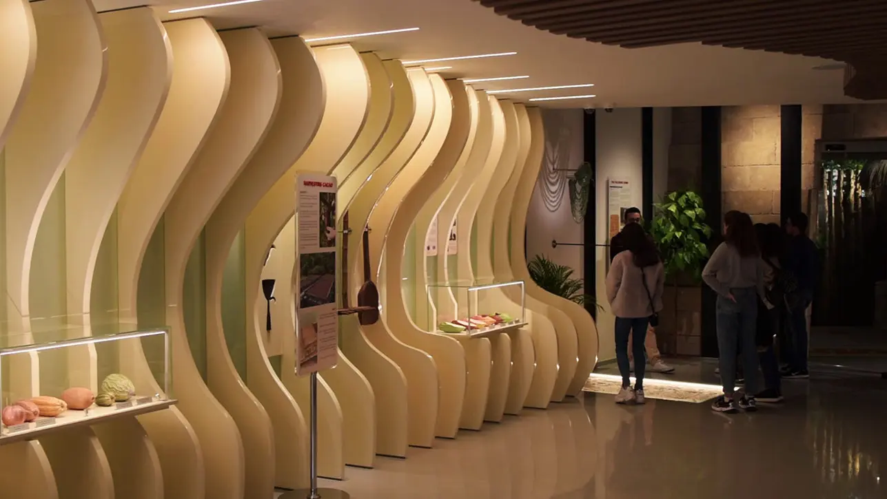 The Chocolate Museum in Beirut, Chocostory, 3D Mapping Projection & AR Photo Booth, by Cre8mania 