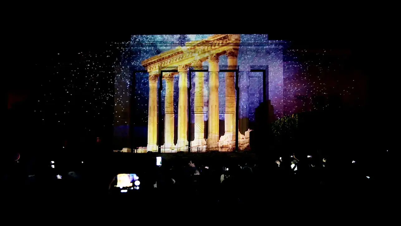 National Museum of Beirut, La Nuit des Musées, 3D Mapping Show by Cre8mania