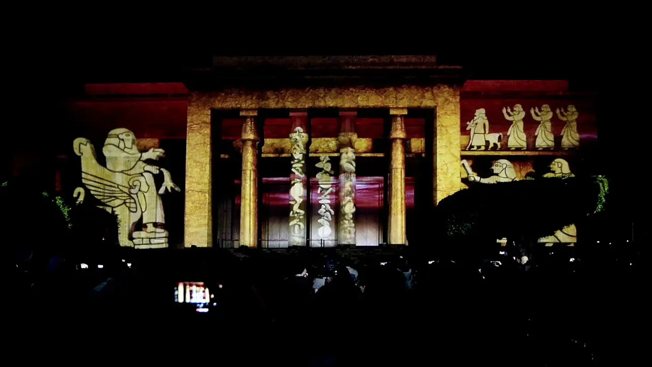 National Museum of Beirut, La Nuit des Musées, 3D Mapping Show by Cre8mania