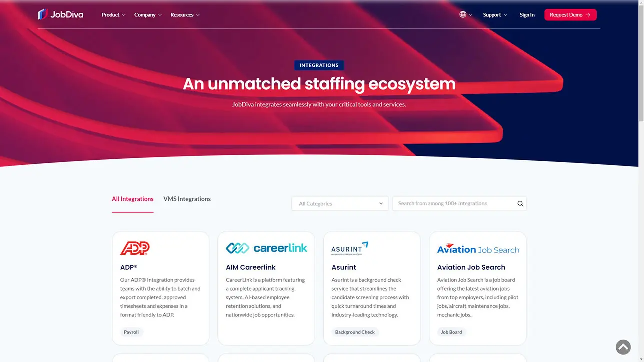  JobDiva Corporate Animation and Website Hero Banners Animation by Cre8mania 