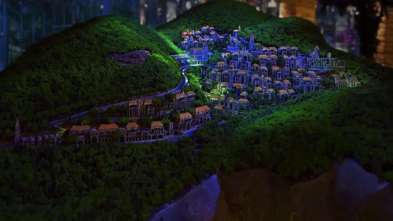 Sakr Real Estate 3D Mapping on an Architectural Model by Cre8mania 