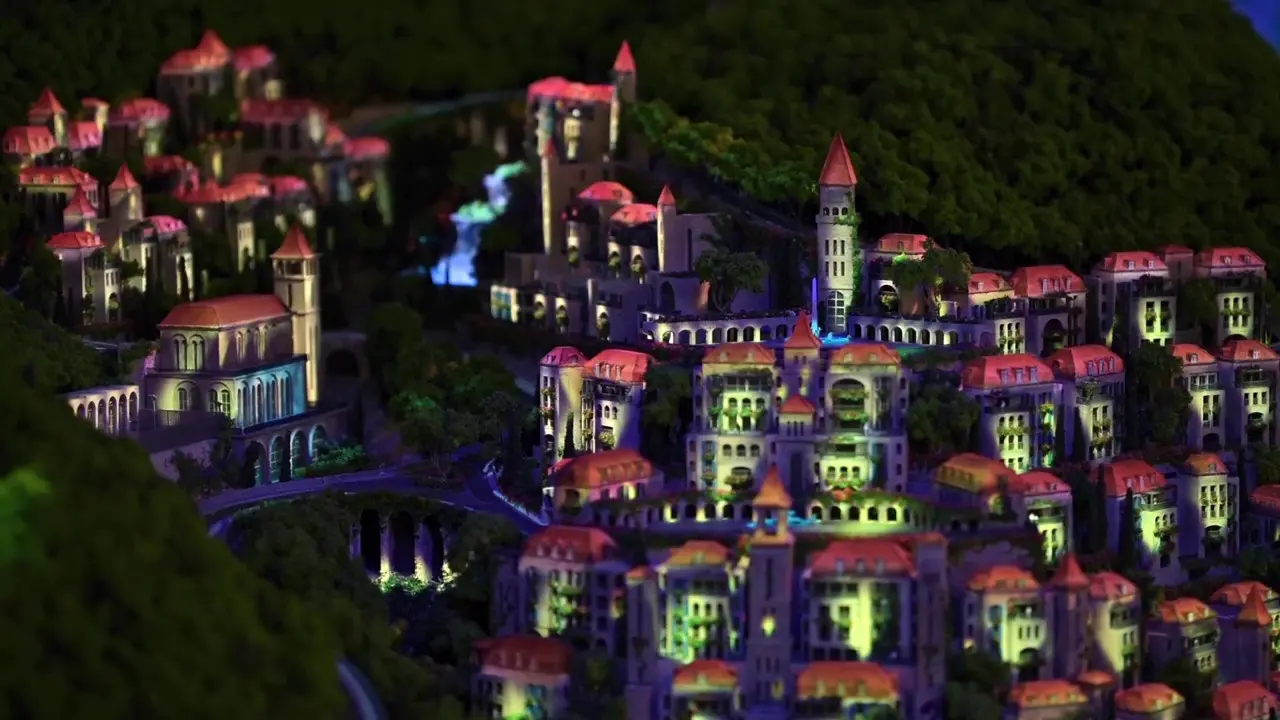 Sakr Real Estate 3D Mapping on an Architectural Model by Cre8mania 