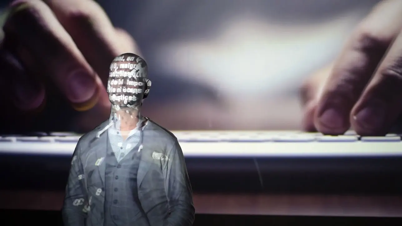 Au Bonheur de Yaya by Zahi Haddad 3D Mapping on a Live Canvas by Cre8mania 